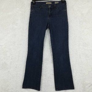 Nine West Womens‎ Jeans Vintage Boho Boot Cut Blue Pockets Dark Wash Mid Rise 4